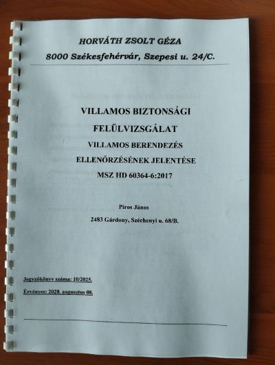 Horváth Zsolt Géza munkája