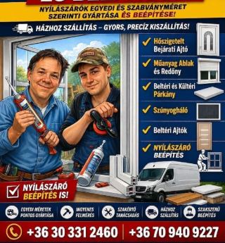 Csányi Szilárd Ev – Ablakcsere és beépítés, Zalakaros
