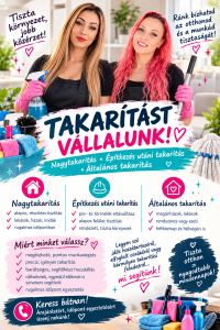 Fazekasné Albu Kinga – takarítás
