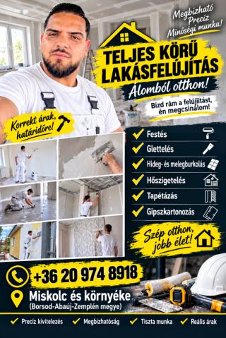 Dànyi Zsolt – Aljzatkiegyenlítés (esztrich), Miskolc