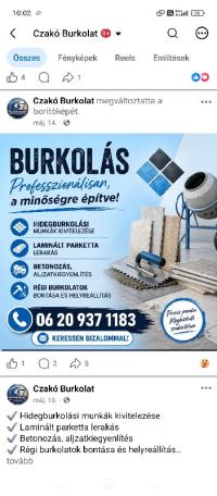 Czakó Burkolat – burkoló